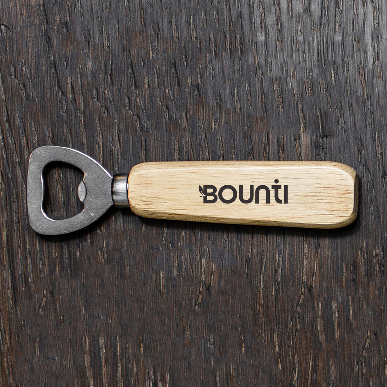 Wood Bottle Opener with Thick Grip Handle